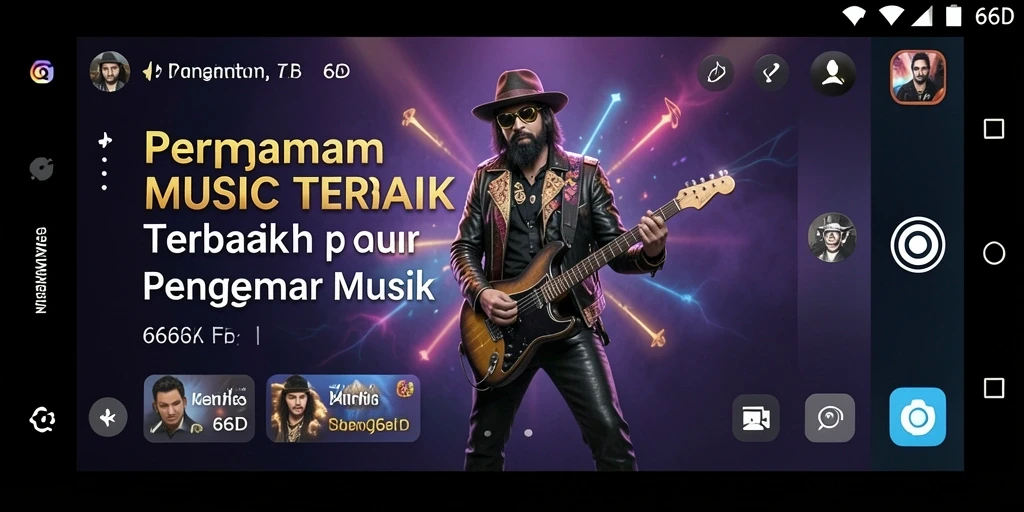 Tampilan gameplay 66D yang menarik dan interaktif.