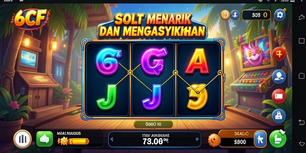 Tangkapan layar utama menampilkan gameplay menarik dari 6CF slot.