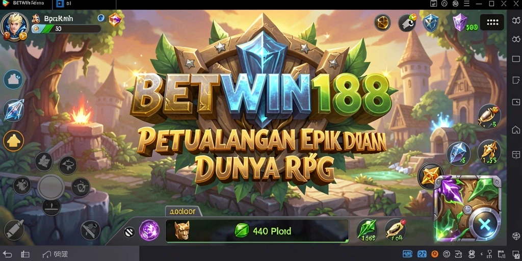 Screenshot BETWIN188 menampilkan pertarungan intens dalam dunia fantasi.