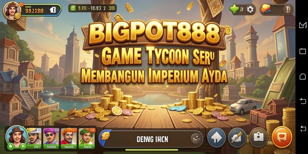 Tangkapan layar tampilan gameplay Tycoon BIGPOT88 yang menarik.