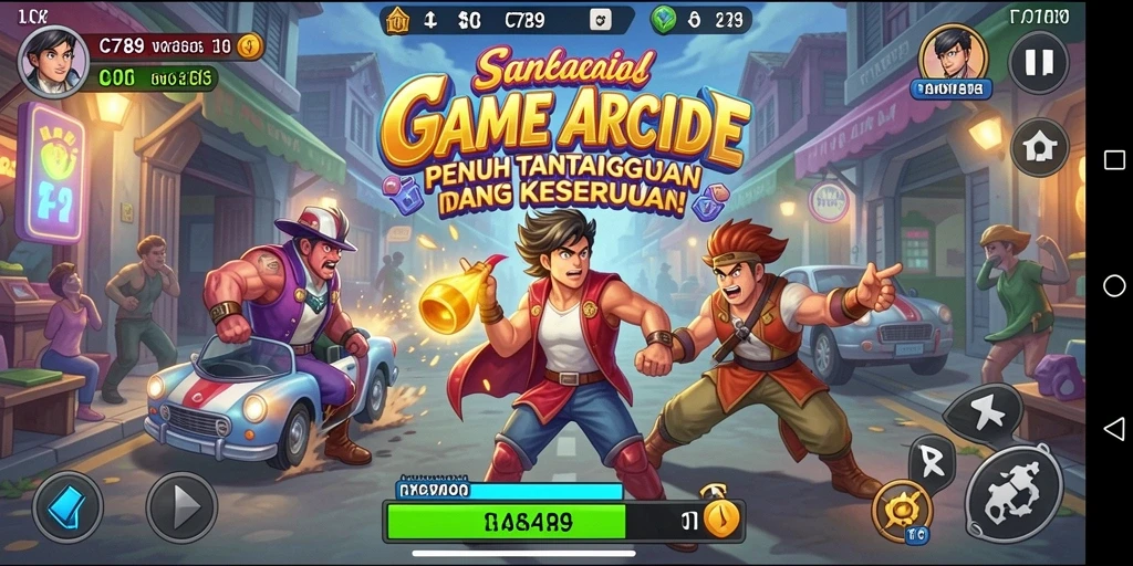 Screenshot gameplay C789 menampilkan aksi seru dan tantangan menarik di game Arcade.