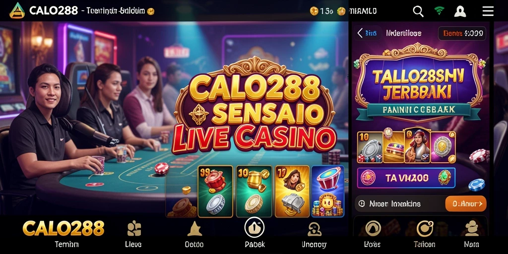 Screenshot gameplay CALO288 menunjukkan dealer profesional dan pengalaman menarik.