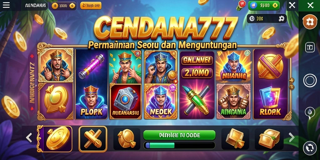 Menampilkan gameplay CENDANA777 yang mengasyikkan dan berpotensi hadiah besar.