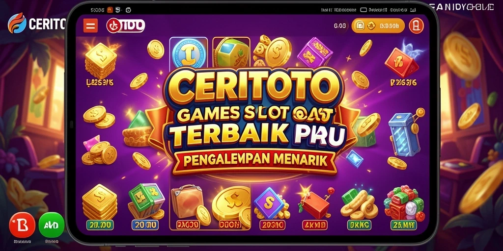 Screenshot utama CERITOTO menampilkan gameplay Slot yang mengasyikan.