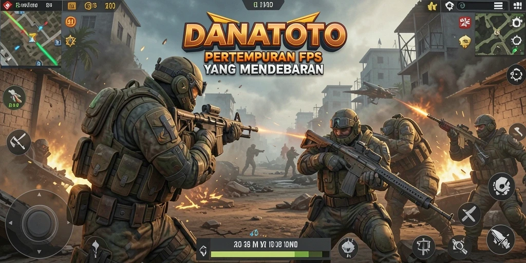 Tampilan gameplay seru dan mendebarkan di DANATOTO.