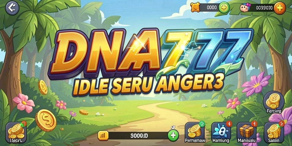 Tampilan gameplay <strong>DNA777</strong> yang menarik dan penuh warna.