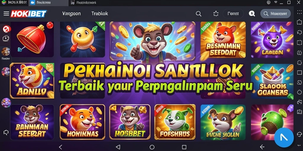 Menampilkan gameplay yang seru dari HOKIBET Slot, penuh warna dan menarik.