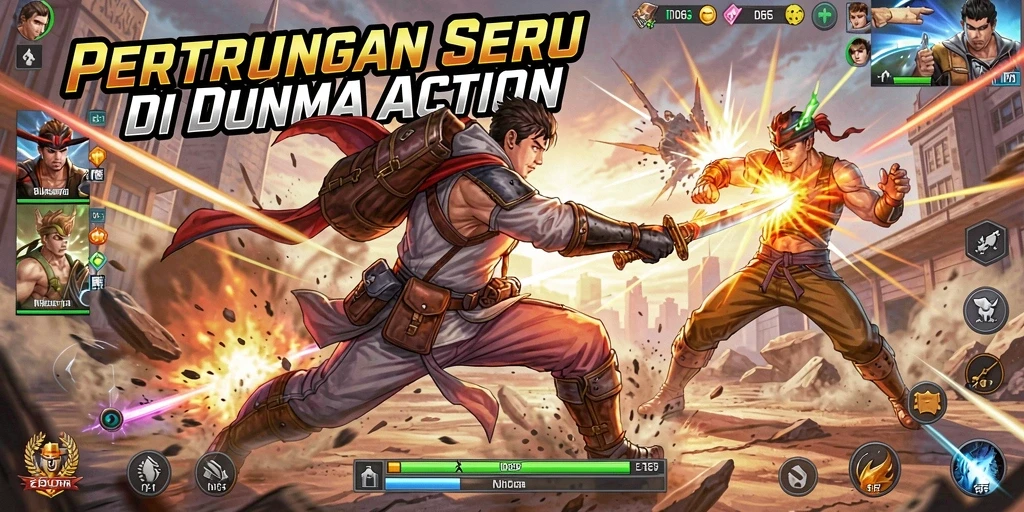 Tangkapan layar gameplay ID66 menampilkan pertarungan seru dan momen dramatis.