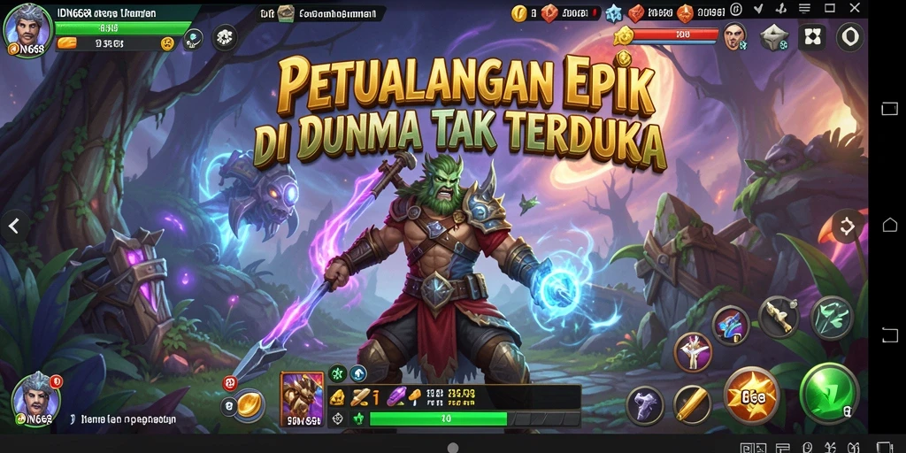 Gameplay menggembirakan dalam petualangan IDN668 dengan pemandangan menakjubkan.