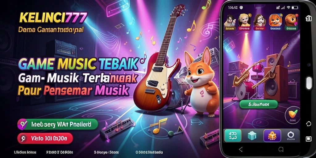 Gameplay KELINCI777 menampilkan kompetisi musik yang seru dan interaktif.