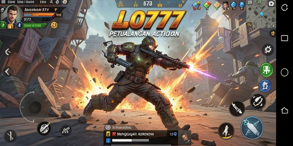 Gameplay action yang seru dan penuh tantangan di LJO777.