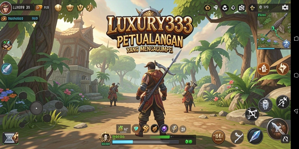 Tampilan gameplay LUXURY333 yang mendebarkan di dunia terbuka.