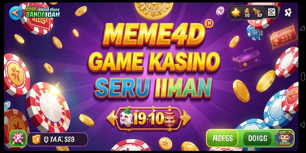 Screenshot dari gameplay <strong>MEME4D</strong> menampilkan keseruan permainan Kasino.