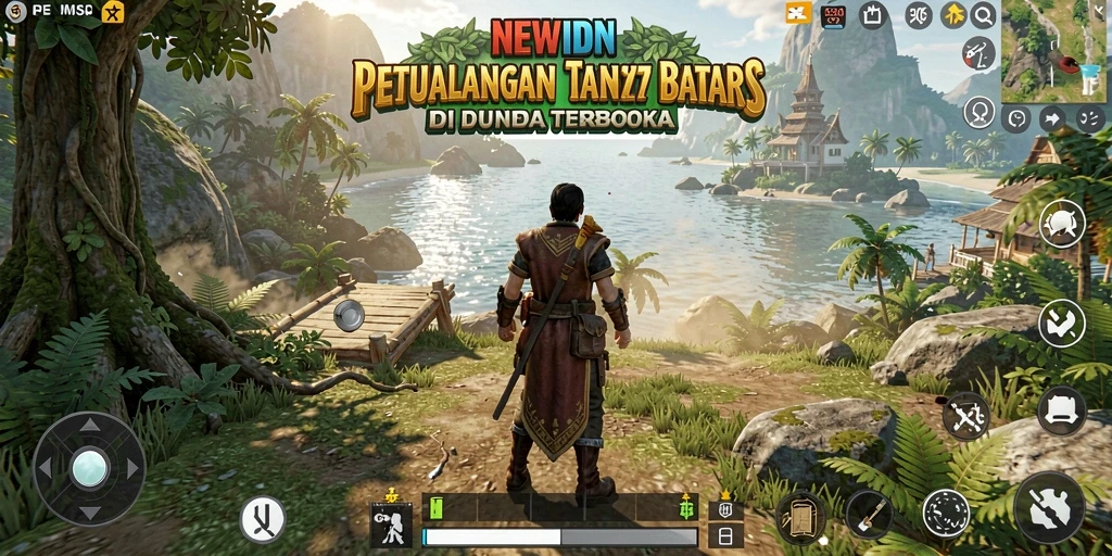 Tampilan gameplay seru di dunia terbuka NEWIDN.