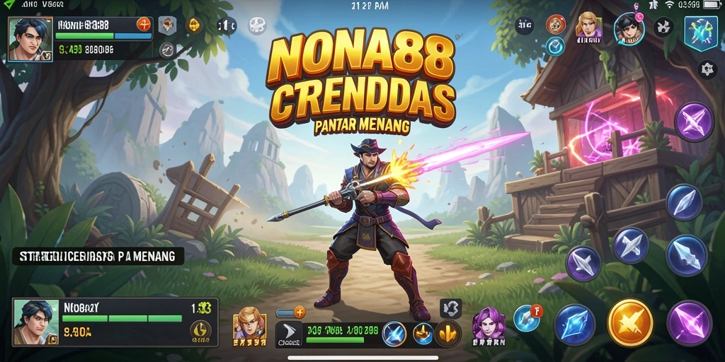 Screenshot gameplay NONA88 menunjukkan aksi strategi yang mengesankan.