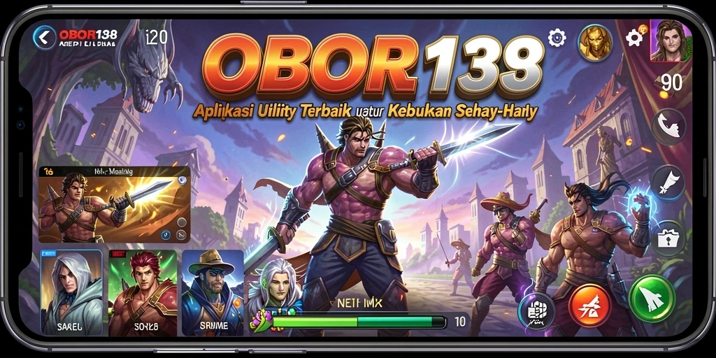 Tampilan OBOR138 dengan fitur-fitur Utility yang memudahkan sehari-hari.