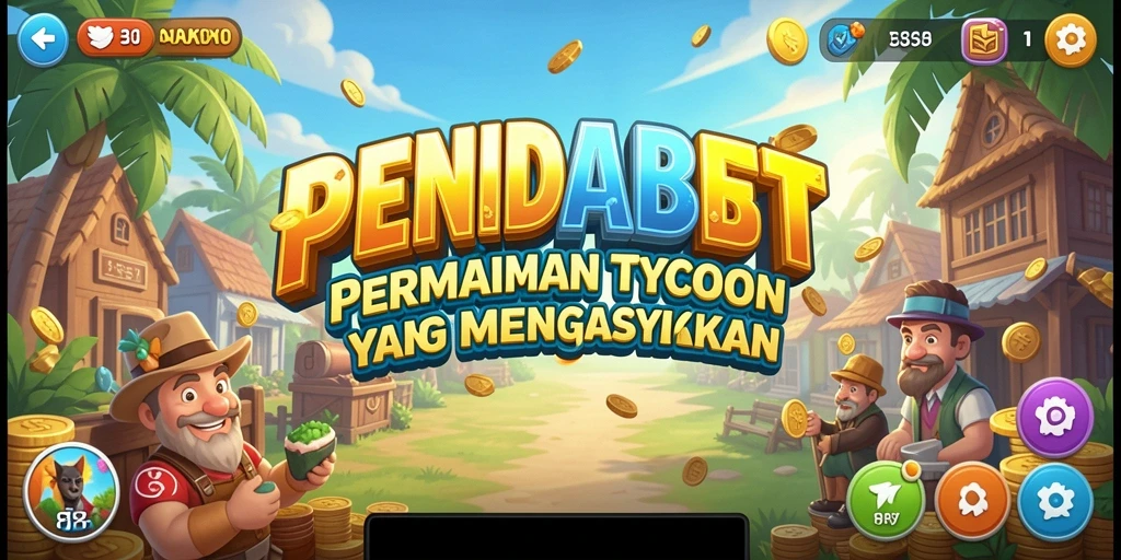 Screenshot gameplay PENIDABET menampilkan pengelolaan bisnis yang menarik.