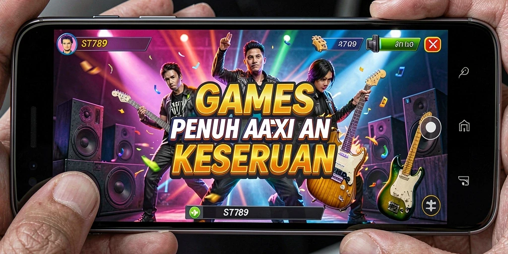 Tampilan gameplay ST789 yang seru dan penuh warna.