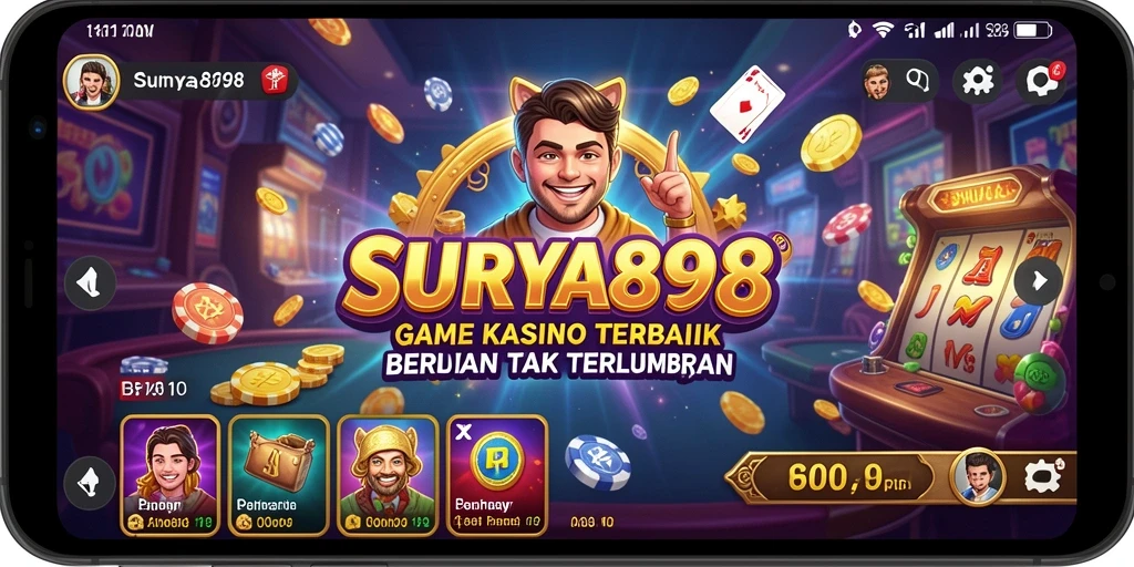 Tampilan menarik dari gameplay Kasino di SURYA898 yang penuh tantangan.