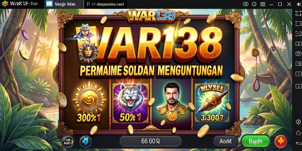 Screenshot menampilkan gameplay seru dari permainan Slot WAR138.