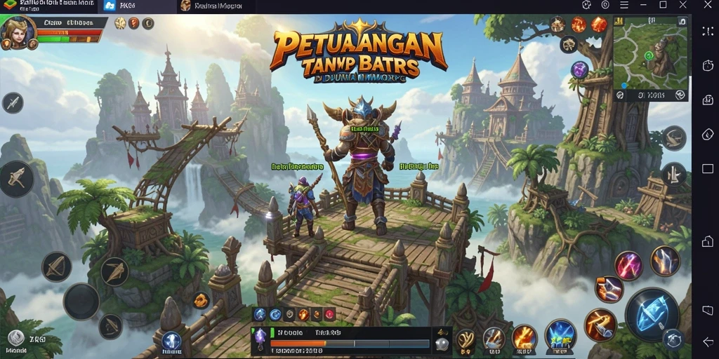 Tampilan gameplay ZK6 dengan aksi petualangan yang epik.