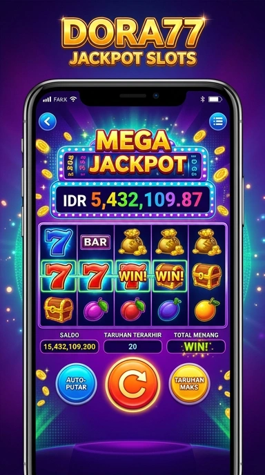 Screenshot antarmuka dora77 yang sederhana dan intuitif.